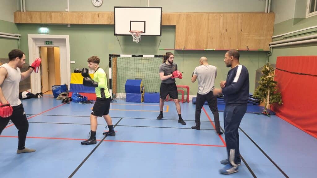 Boxare som tr&auml;nar